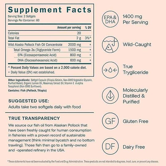 Omega-3 Fish Oil, TGR